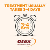 Otex Express Combi Pack ear wax treatment kit, imported from the UK