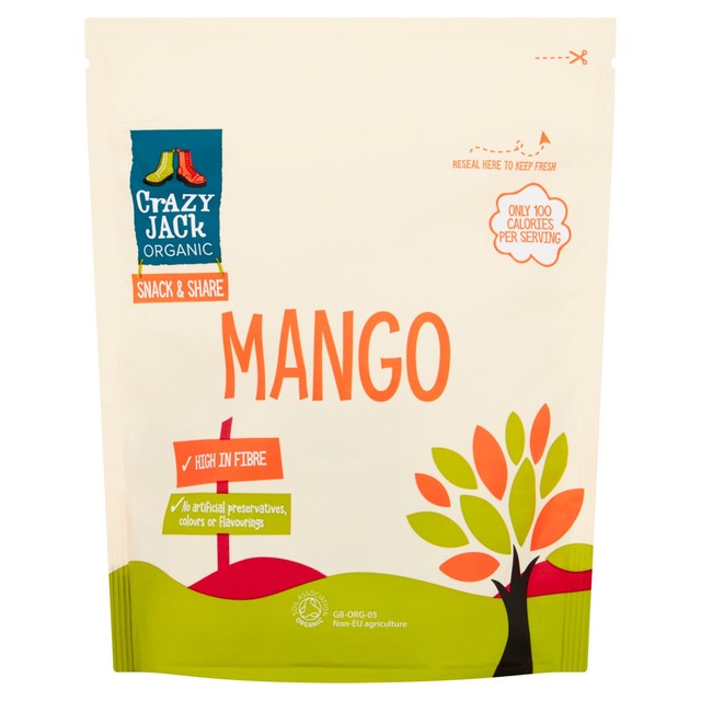 Crazy Jack dried mango 100g - British product