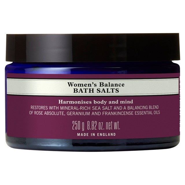 Neal's Yard Remedies Women's Balance bath salts 250g, imported from the UK