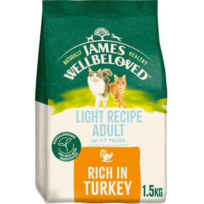 M&S James Wellbeloved Light Adult Dry Cat Food Turkey- Buy online at McGrocer