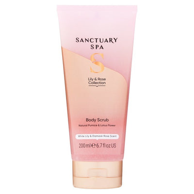 M&S Sanctuary Spa Lily & Rose Collection Body Scrub 200ml- Buy online at McGrocer