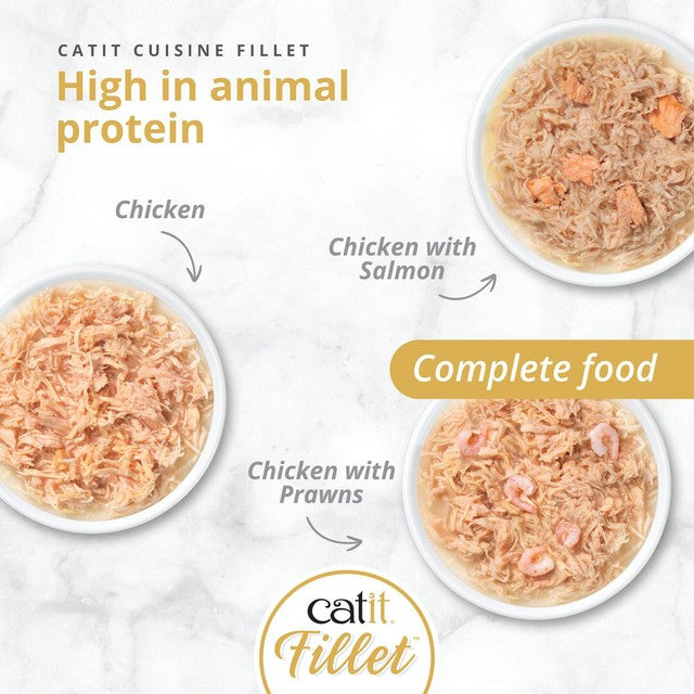 Catit chicken fillet variety pack cat food (British brand)