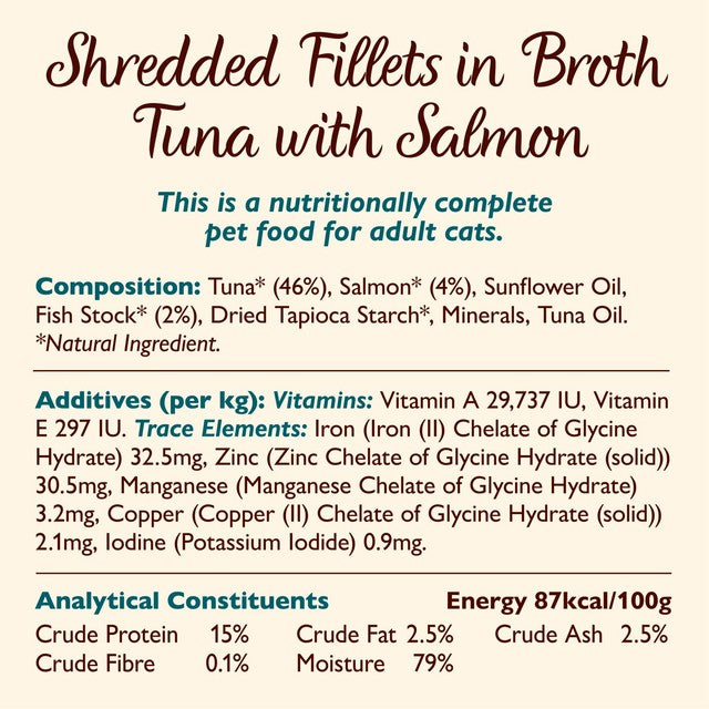 Lily's Kitchen tuna salmon wet cat food 70g, UK version