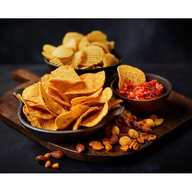 M&S Extreme Ridge crisps with Cornish cheddar and pickled onions, imported from the UK