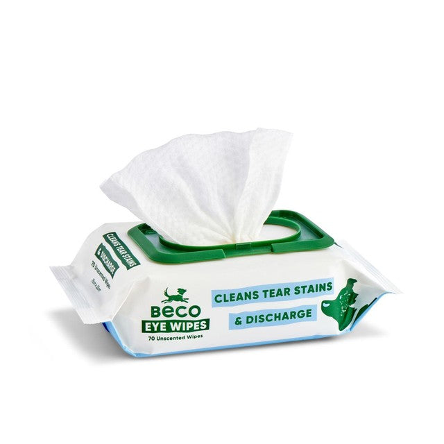 Beco Pets soothing dog eye wipes 70 pack - British product