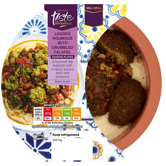 Loaded Houmous with Crumbled Falafel 280g