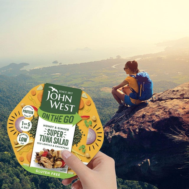 John West honey & ginger tuna salad 220g, UK version