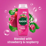 Radox Feel Radiant shower gel, UK version