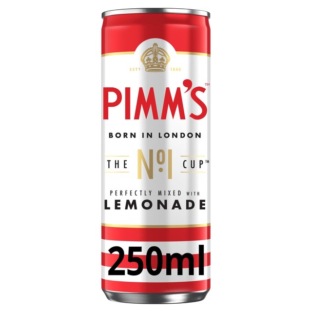 Pimm's No. 1 Cup & Lemonade canned alcoholic beverage 250ml, imported from the UK
