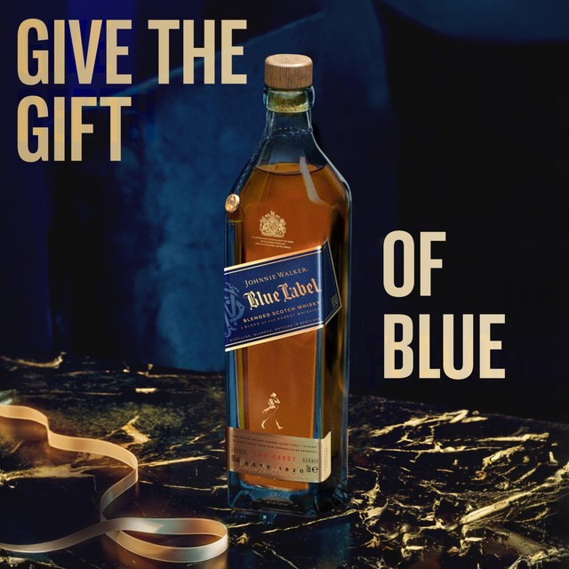 Johnnie Walker Blue Label Blended Scotch Whisky 70cl, UK version