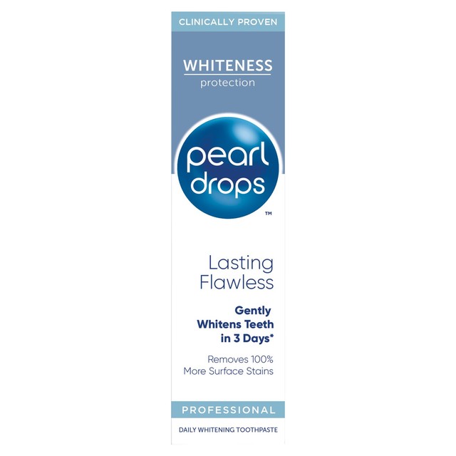 Pearl Drops Flawless White whitening toothpaste 75ml, imported from the UK