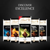 Lindt Excellence pistachio dark chocolate bar 100g, UK version