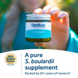 Optibac Saccharomyces Boulardii probiotic capsules 16 count, imported from the UK