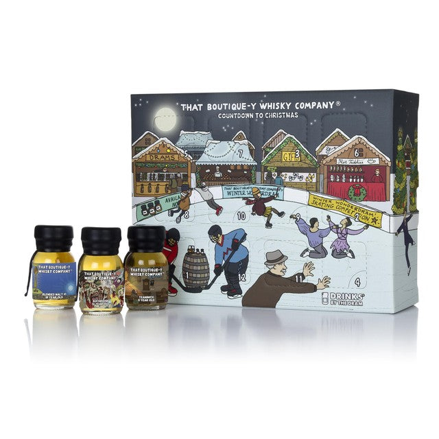 Drinks By The Dram 12 Days whisky dram set, imported from the UK