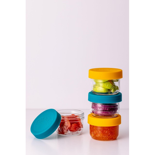 Kilner glass snack pots 125ml, UK version