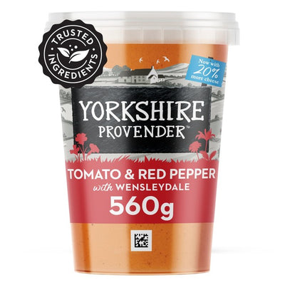 Yorkshire Provender Tomato and Red Pepper Soup with Wensleydale Cheese Pot Soup 560g