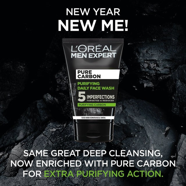 L'Oreal Men Expert Pure Carbon face wash 100ml, UK version