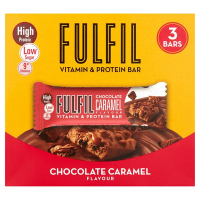 Sainsburys FULFIL Schokolade Karamell Geschmack Vitamin Protein Riegel 340g – Jetzt online bei McGrocer kaufen