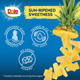 Dole canned pineapple chunks in juice 227g - British product
