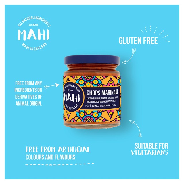 Mahi Chops Marinade 200ml, imported from the UK