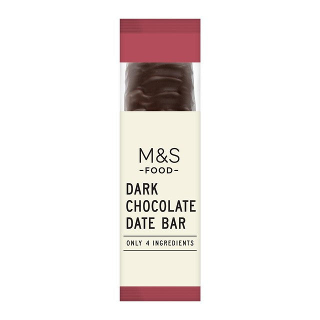 M&S vegan date bar with dark chocolate, UK version