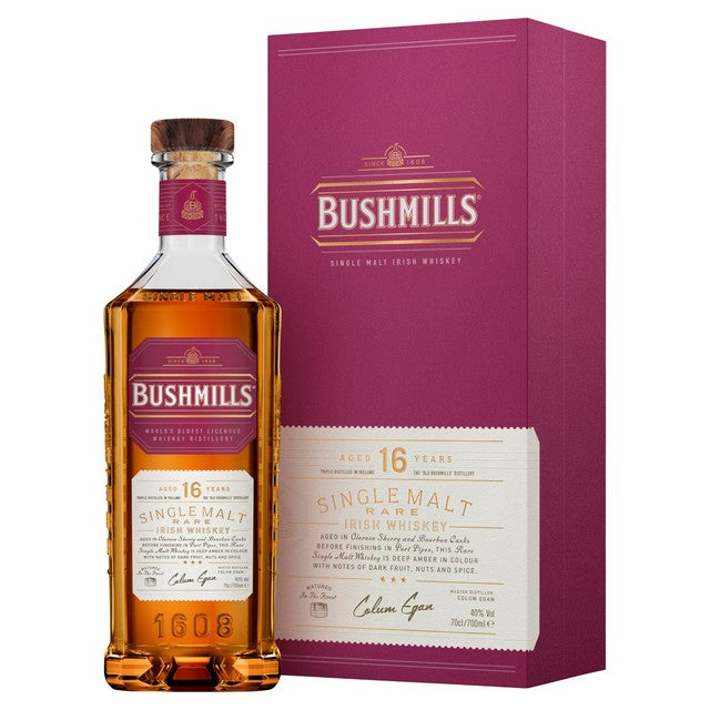 Bushmills 16 Year Old Irish Whiskey - British product