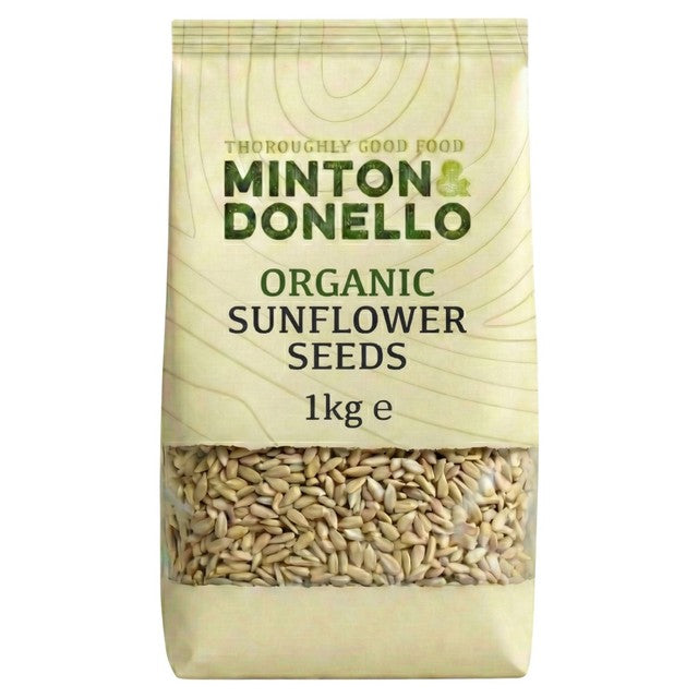 Minton & Donello organic sunflower seeds 1kg, imported from the UK