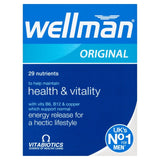 Vitabiotics Wellman Original men's multivitamin tablets 30 tablets (British brand)