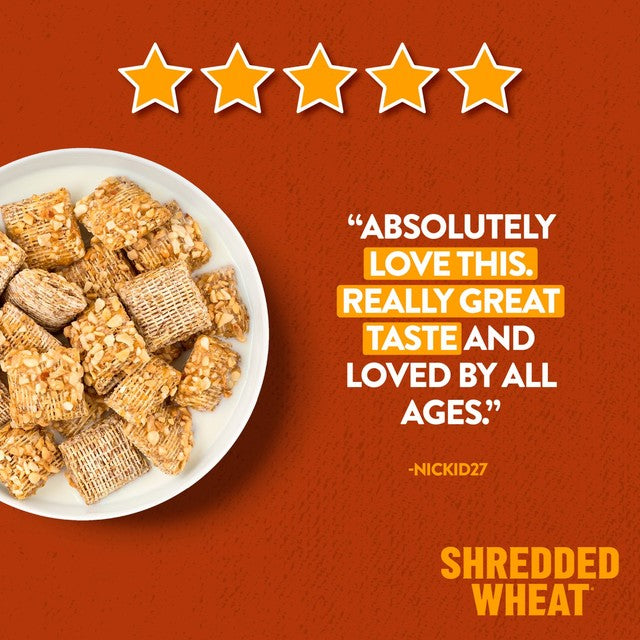Nestle Shredded Wheat Bitesize Honey Nut 500g (British brand)