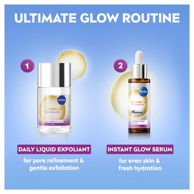 M&S Nivea Luminous 630 Skin Glow Daily Liquid Exfoliant Facial Exfoliant 100ml- Buy online at McGrocer