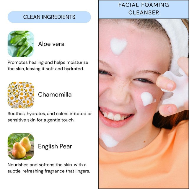 LAV Kids facial foaming cleanser 100ml, UK version