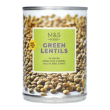 M&S green lentils in water 400g, imported from the UK