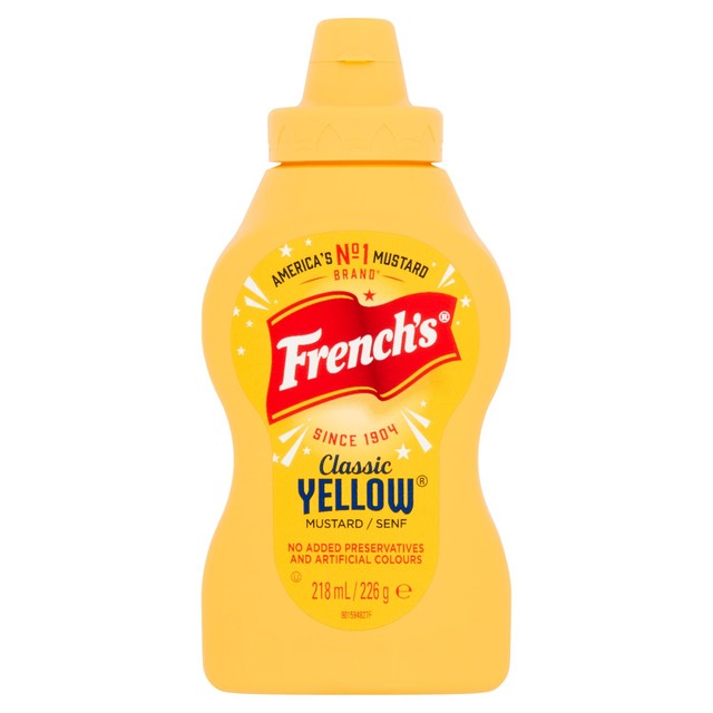 French's American Classic Mustard 226g - British product