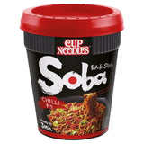 Nissin Soba chilli instant noodles pot, UK version