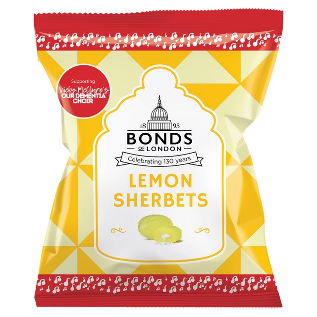 Bonds lemon sherbets boiled sweets 120g - British product