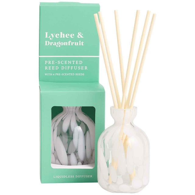 M&S Lychee & Dragonfruit reed diffuser in White, imported from the UK