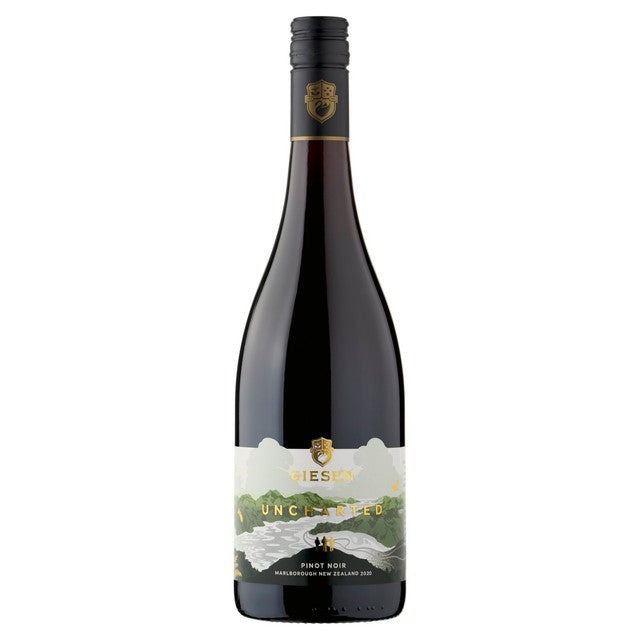 Giesen Uncharted Pinot Noir red wine 75cl, UK version