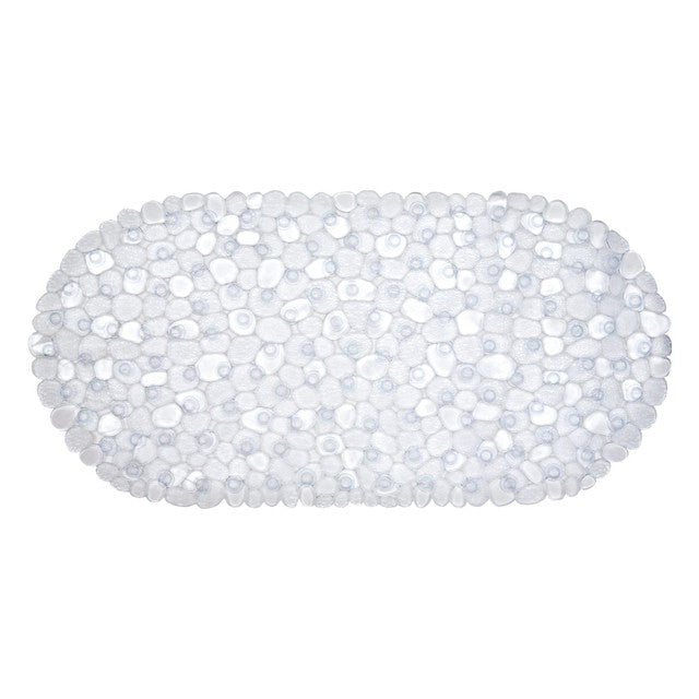 Aqualona Pebbles Clear Bath Mat 36cm x 69cm - British product