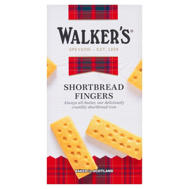 Walkers Pure Butter Shortbread Fingers 160g (British brand)