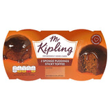 Mr Kipling sticky toffee sponge pudding 2 pack, imported from the UK