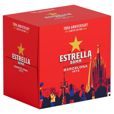 M&S Estrella Damm Premium Spanish Lager Beer Bottles- Buy online at McGrocer