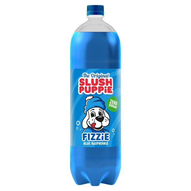 Slush Puppie blue raspberry flavoured drink 2L (British brand)