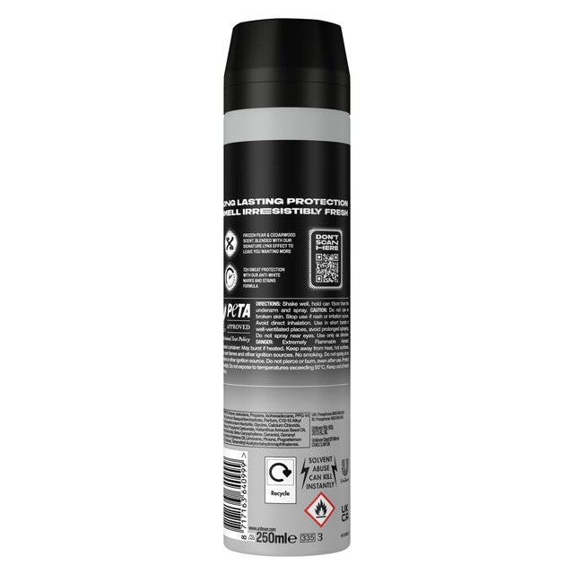 Lynx Black anti-perspirant deodorant spray 250ml, UK version