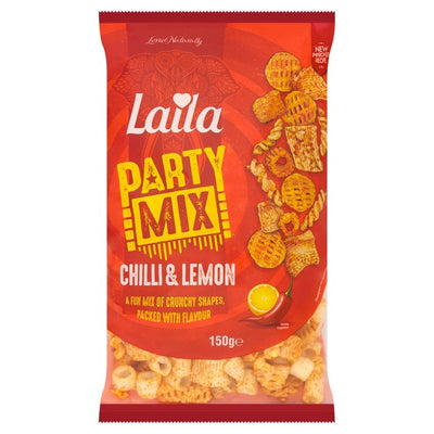 M&S Laila Party Mix Chilli & Lemon Fried Snack 150g- Buy online at McGrocer