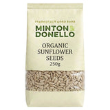 Minton & Donello organic sunflower seeds 250g, imported from the UK