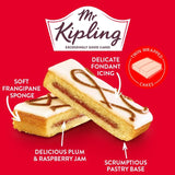 Mr Kipling Bakewell cake slices 6 slices, imported from the UK