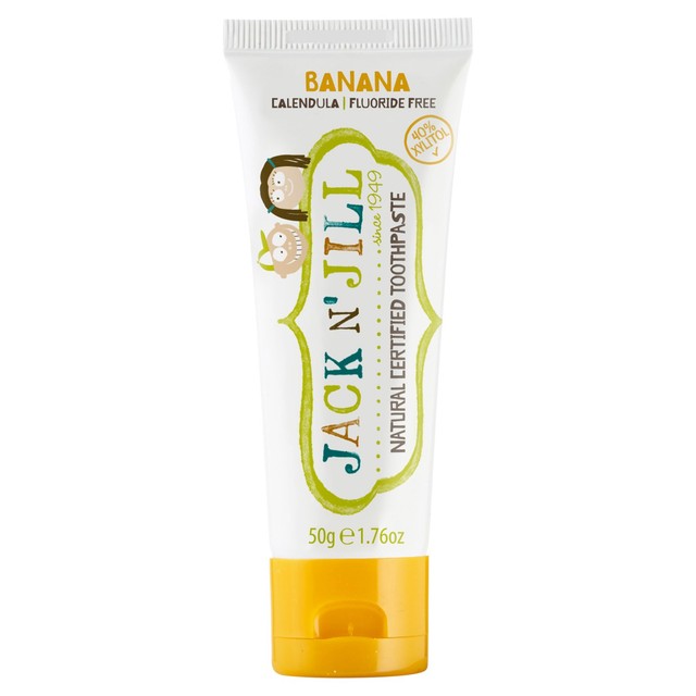 Jack N' Jill Natural Toothpaste Banana 50g, UK version