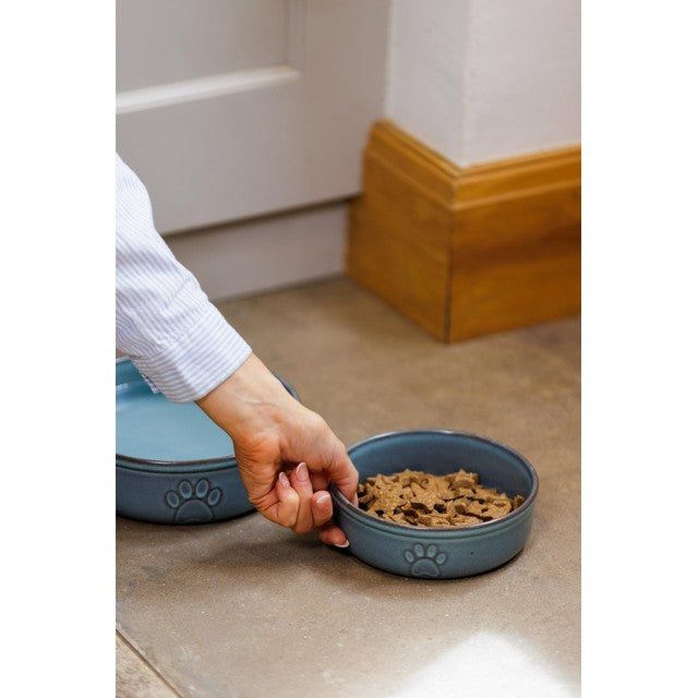 Mason Cash Reactive Paw dog bowl 15cm, imported from the UK