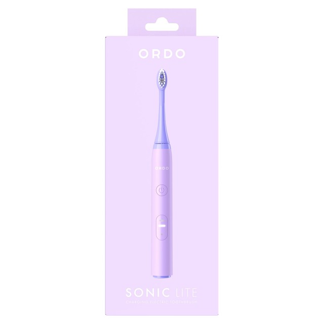 Ordo Sonic Lite lavender electric toothbrush, imported from the UK