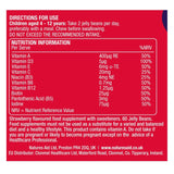 Natures Aid Multivitamin Jelly Beans Strawberry Flavour 60 Pack, imported from the UK